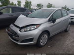 2016 Ford Fiesta S Silver vin: 3FADP4TJ0GM104140