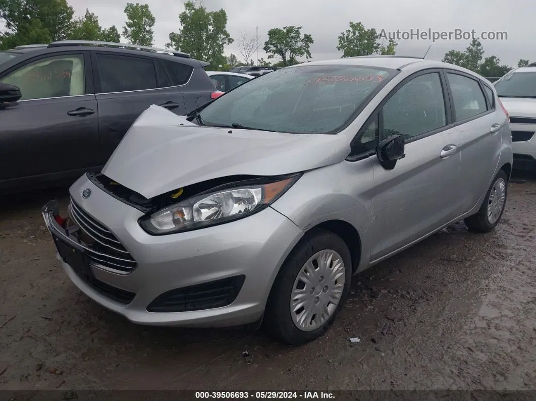 2016 Ford Fiesta S Silver vin: 3FADP4TJ0GM104140