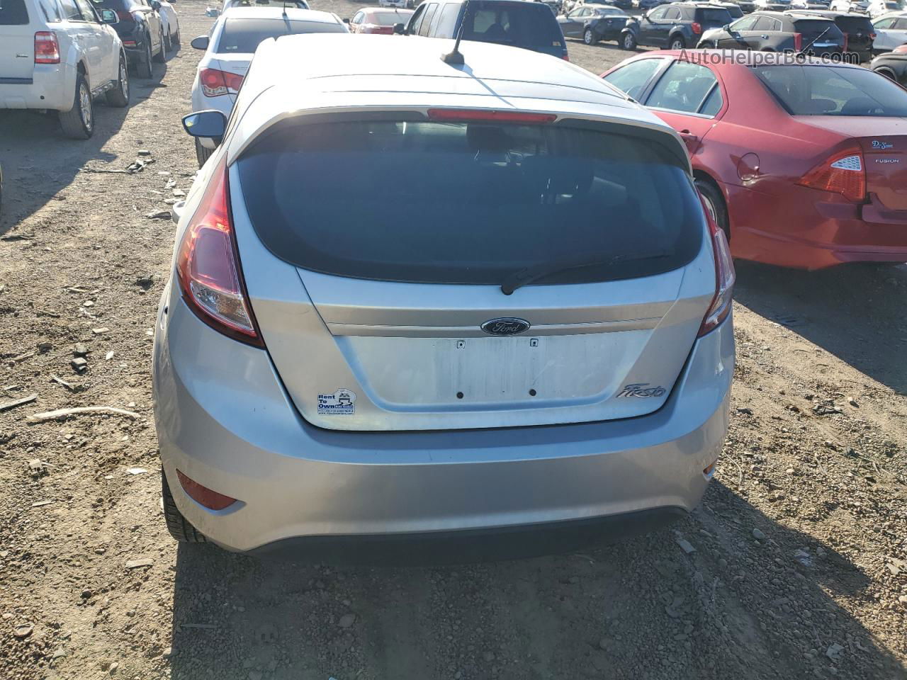 2016 Ford Fiesta S Silver vin: 3FADP4TJ0GM193384