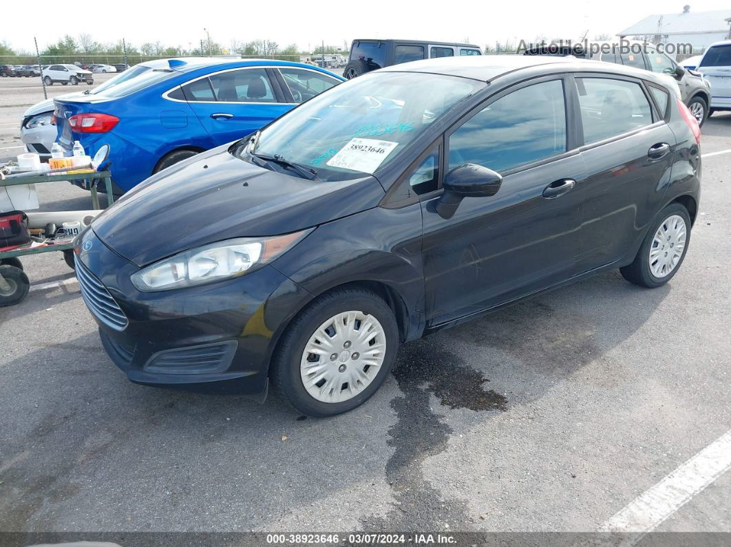 2015 Ford Fiesta S Black vin: 3FADP4TJ1FM166645