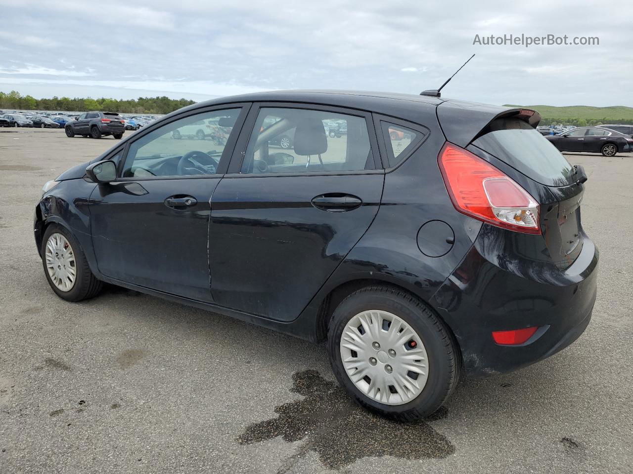 2017 Ford Fiesta S Black vin: 3FADP4TJ1HM162775