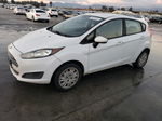 2017 Ford Fiesta S White vin: 3FADP4TJ2HM129624