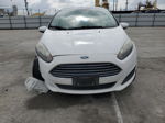 2015 Ford Fiesta S Белый vin: 3FADP4TJ3FM195791