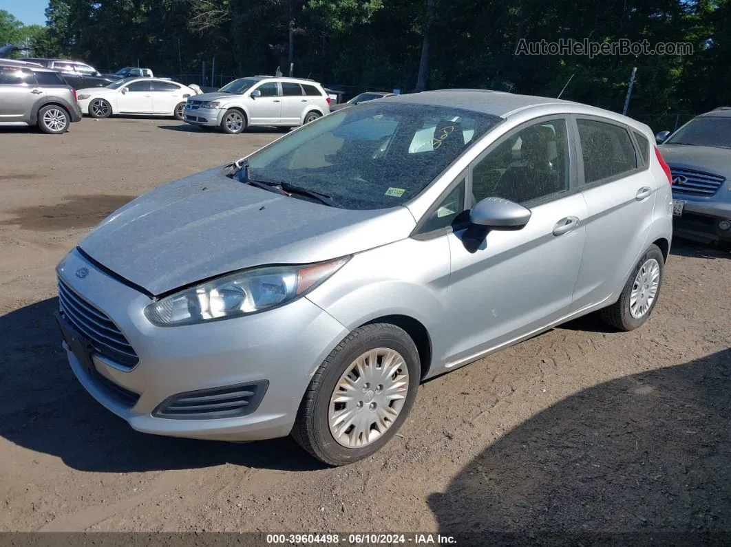 2016 Ford Fiesta S Silver vin: 3FADP4TJ3GM136323