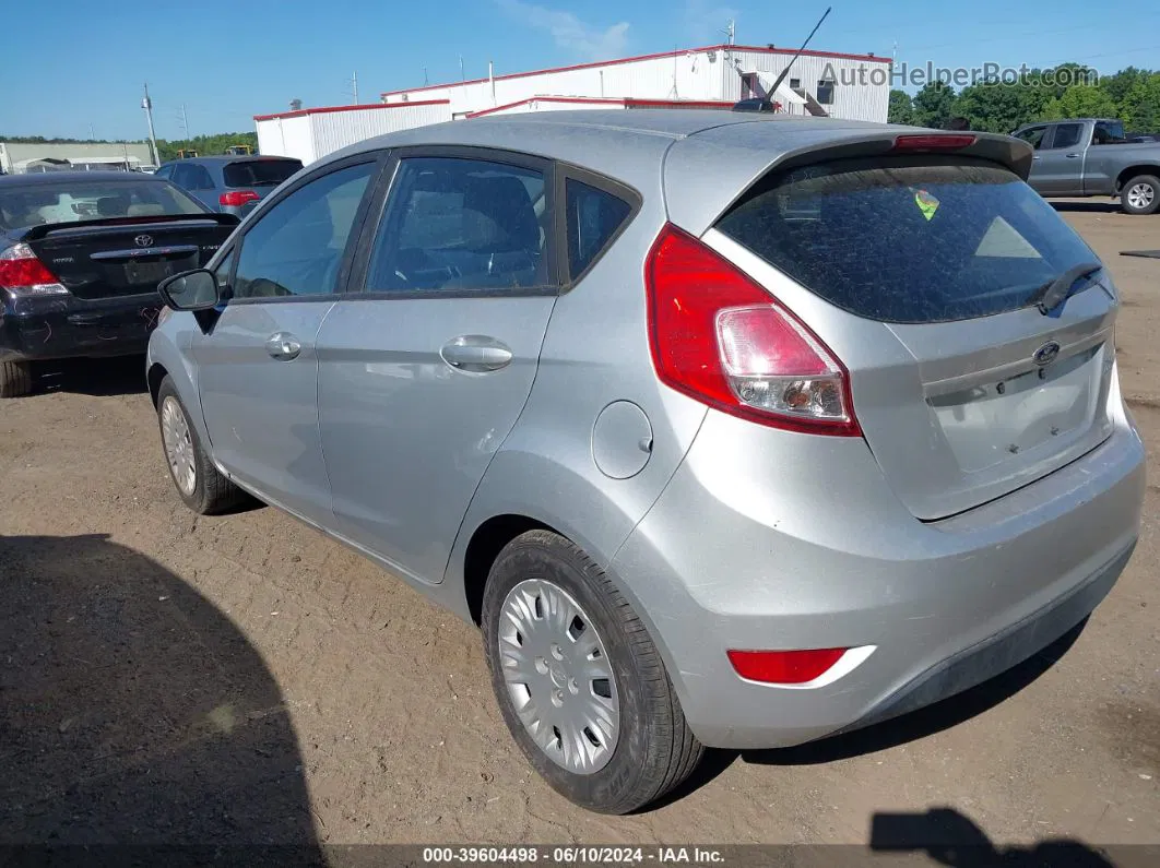 2016 Ford Fiesta S Silver vin: 3FADP4TJ3GM136323