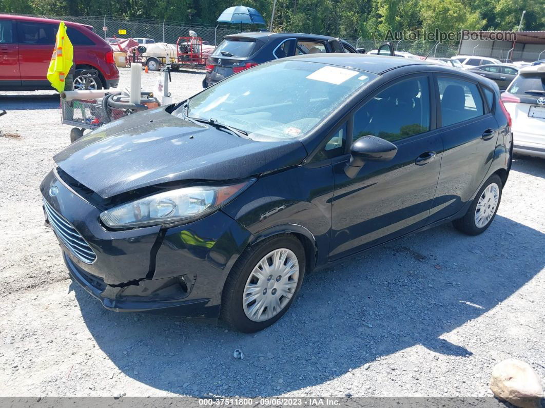 2016 Ford Fiesta S Black vin: 3FADP4TJ3GM171332