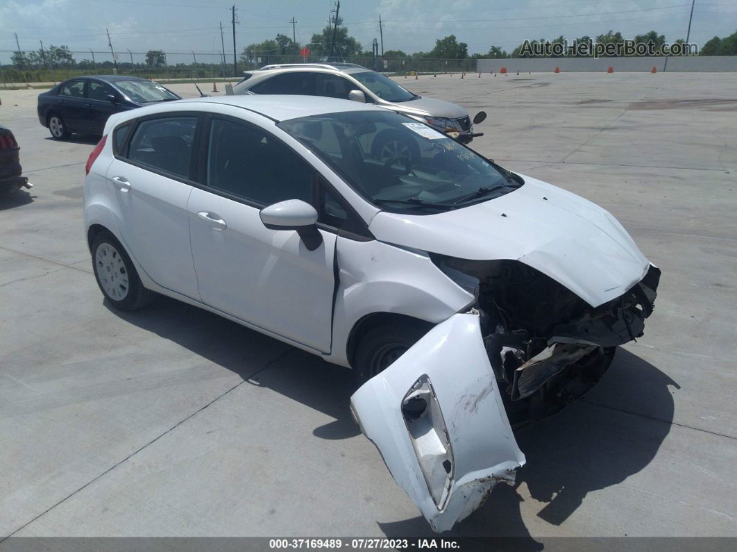 2016 Ford Fiesta S White vin: 3FADP4TJ3GM171783