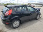 2016 Ford Fiesta S Black vin: 3FADP4TJ5GM170022