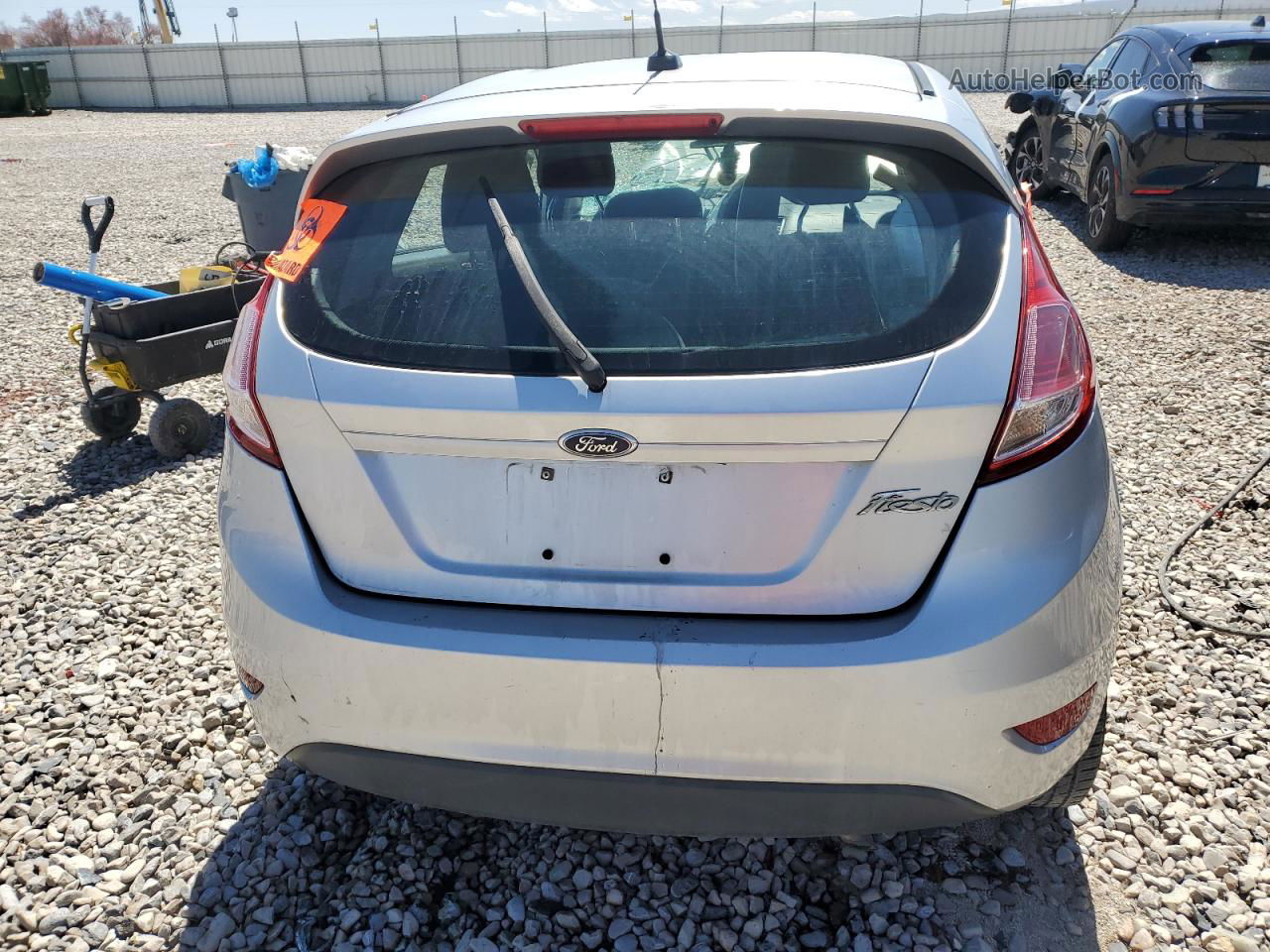 2016 Ford Fiesta S Silver vin: 3FADP4TJ5GM170084