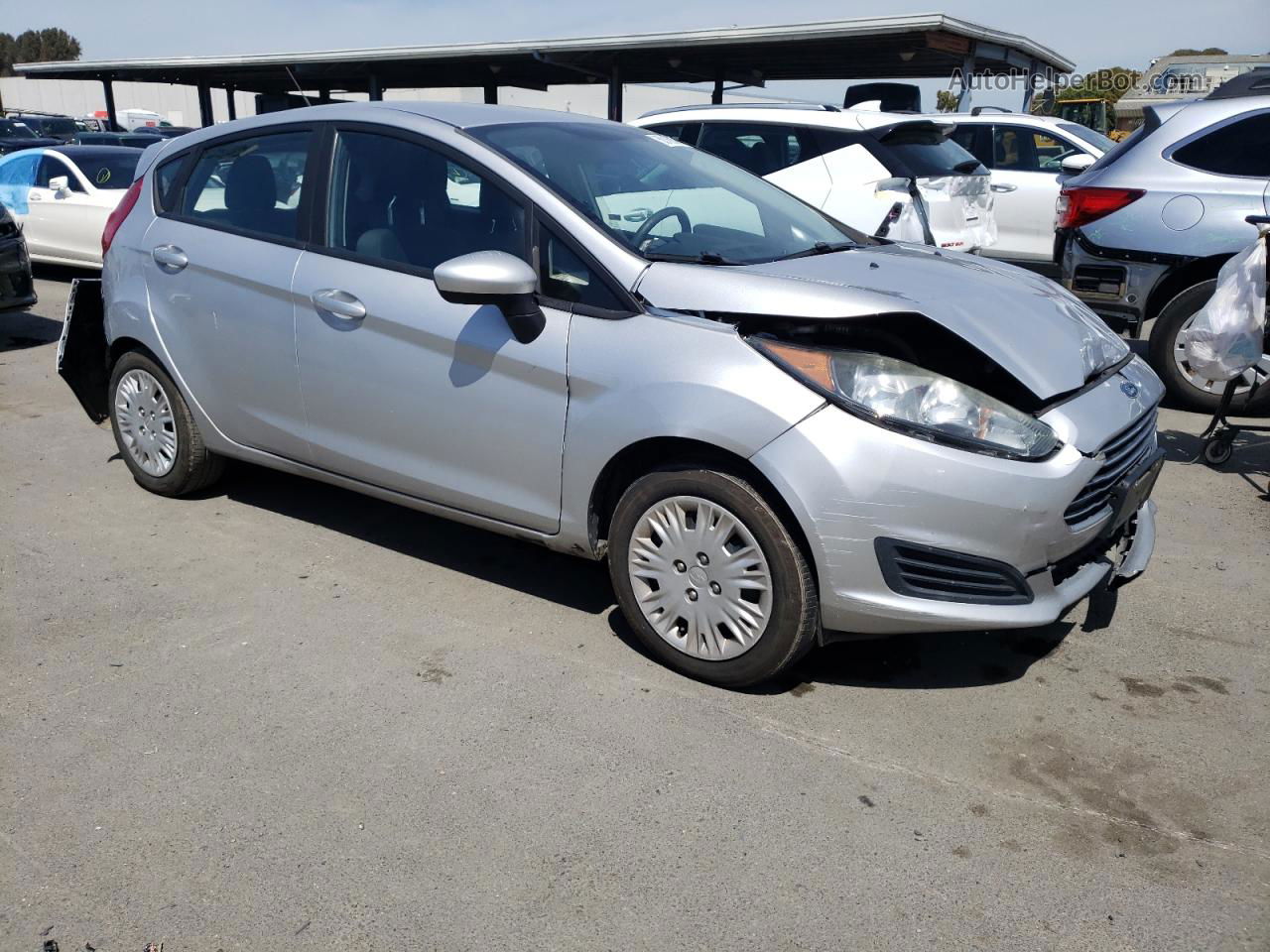 2017 Ford Fiesta S Gray vin: 3FADP4TJ5HM148197