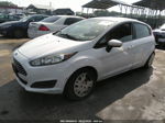 2015 Ford Fiesta S White vin: 3FADP4TJ6FM222000