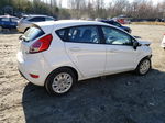 2015 Ford Fiesta S White vin: 3FADP4TJ6FM222112