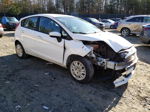 2015 Ford Fiesta S Белый vin: 3FADP4TJ6FM222112