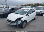 2017 Ford Fiesta S Белый vin: 3FADP4TJ6HM137810