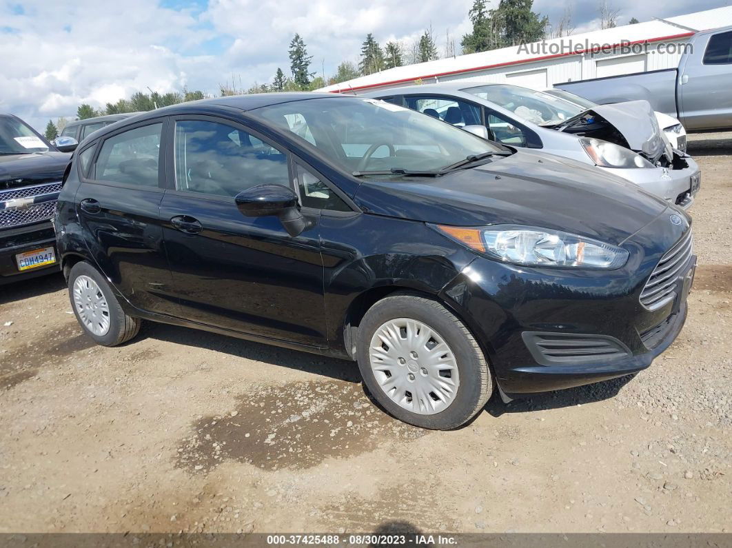 2017 Ford Fiesta S Black vin: 3FADP4TJ6HM172251