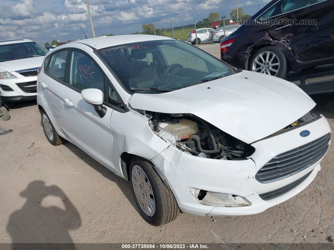 2016 Ford Fiesta S White vin: 3FADP4TJ8GM136334