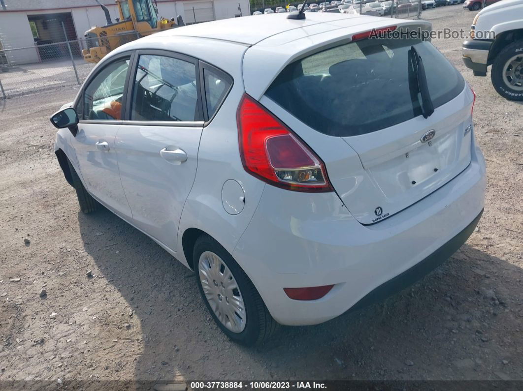 2016 Ford Fiesta S White vin: 3FADP4TJ8GM136334