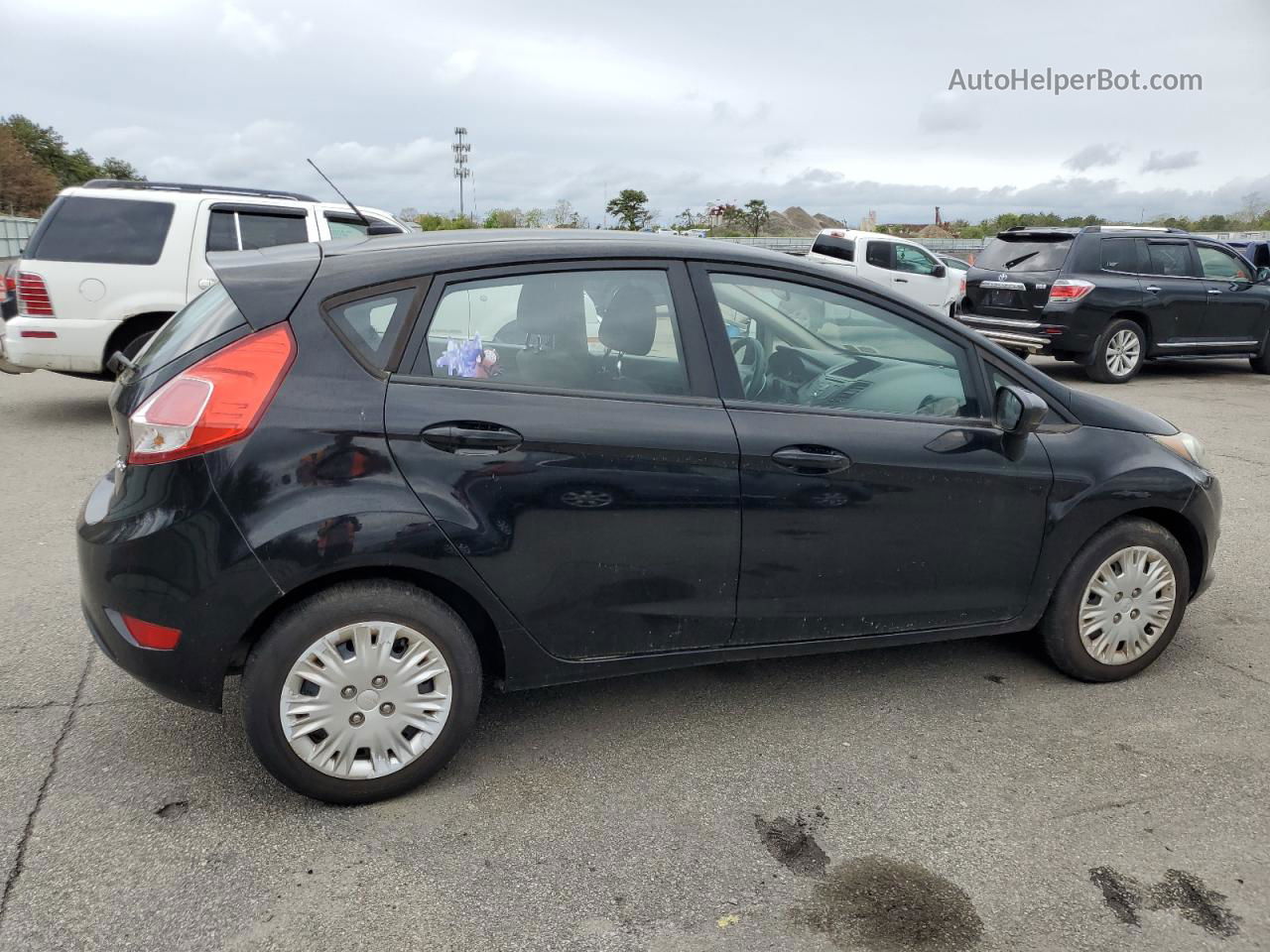 2016 Ford Fiesta S Black vin: 3FADP4TJ8GM170614