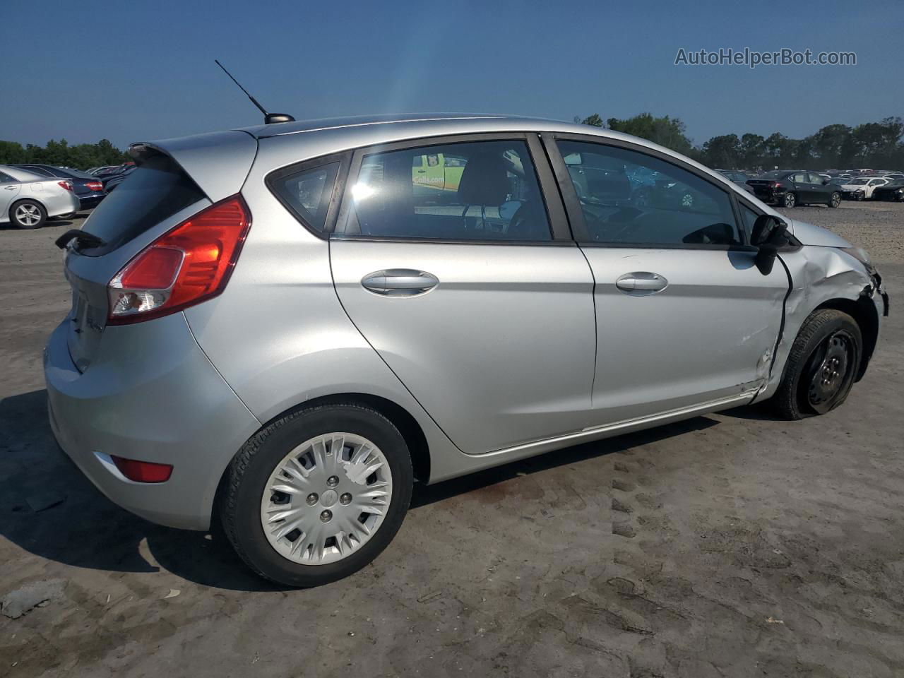 2016 Ford Fiesta S Silver vin: 3FADP4TJ8GM171570