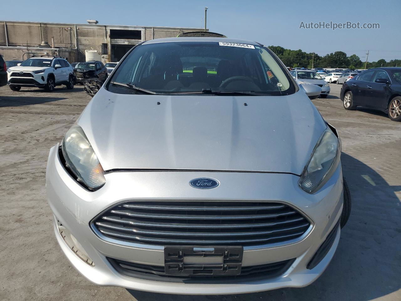 2016 Ford Fiesta S Silver vin: 3FADP4TJ8GM171570