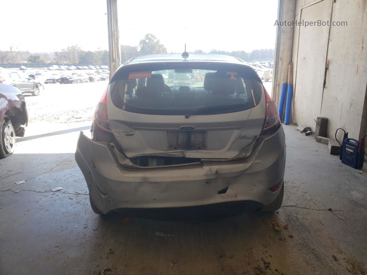 2016 Ford Fiesta S Silver vin: 3FADP4TJ9GM127464