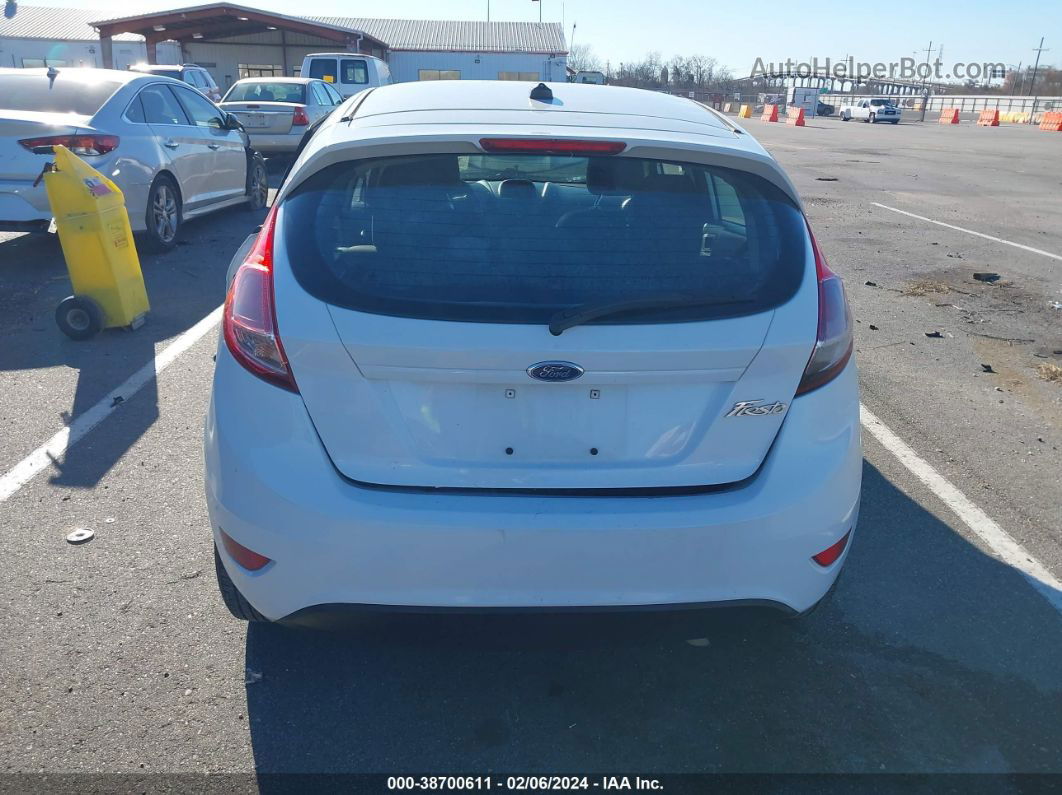 2016 Ford Fiesta S White vin: 3FADP4TJ9GM169570