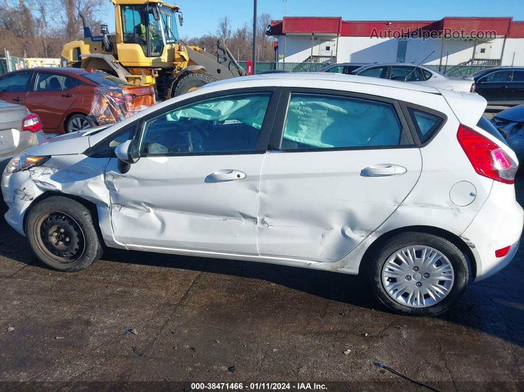 2017 Ford Fiesta S White vin: 3FADP4TJXHM159115