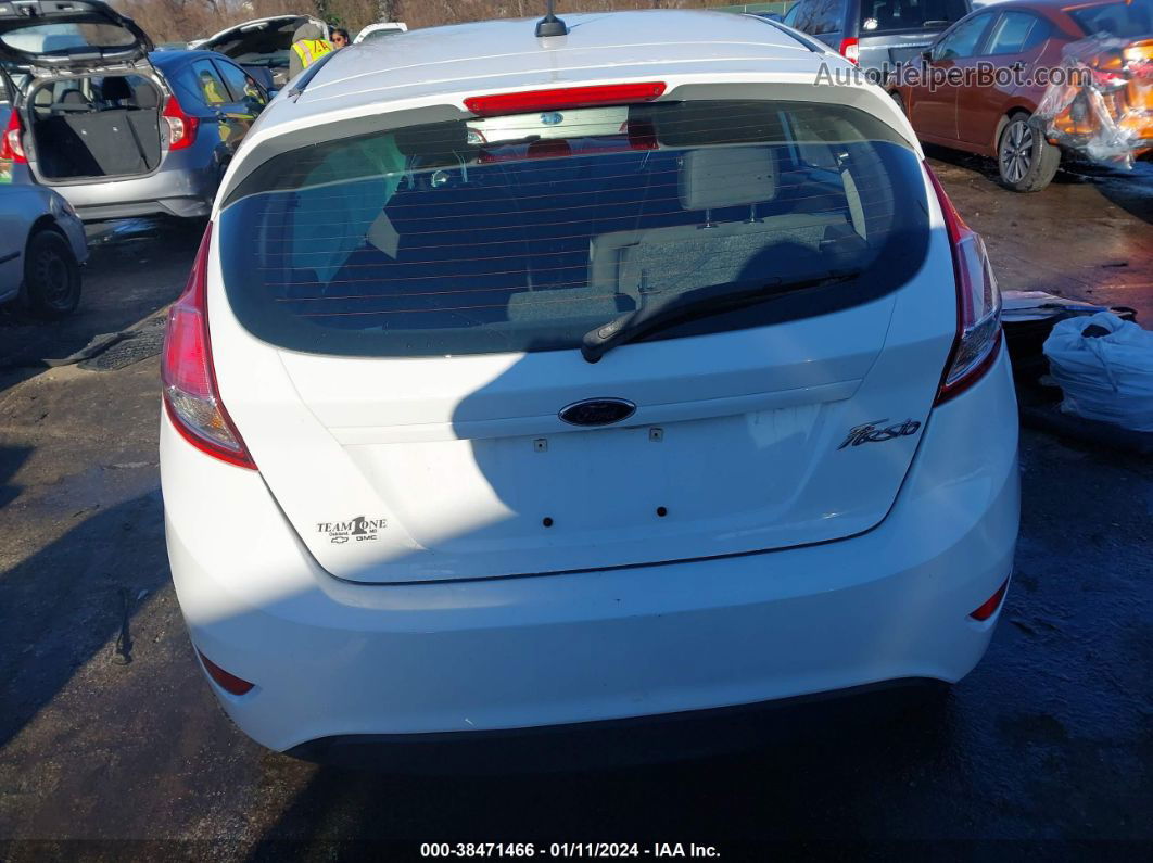 2017 Ford Fiesta S White vin: 3FADP4TJXHM159115