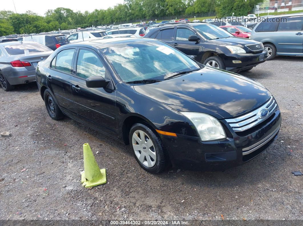 2006 Ford Fusion S Black vin: 3FAFP06Z06R228946