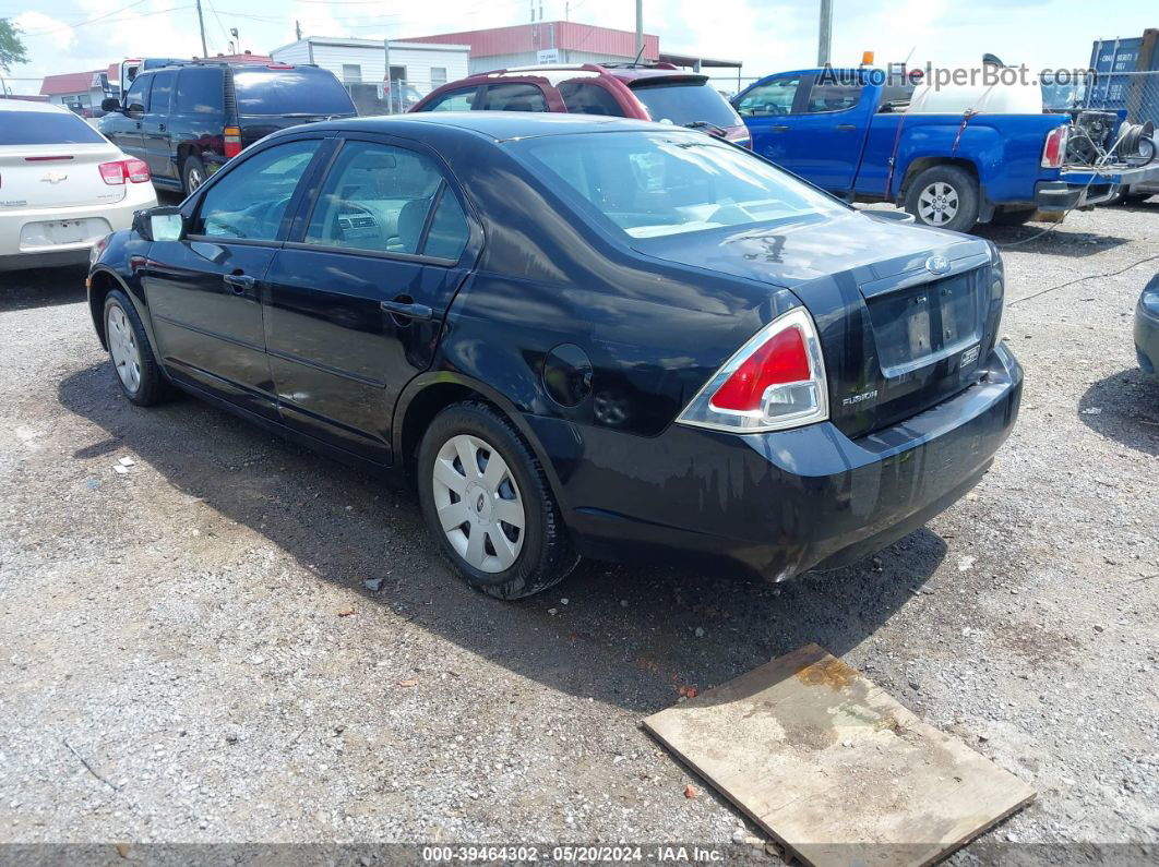 2006 Ford Fusion S Black vin: 3FAFP06Z06R228946