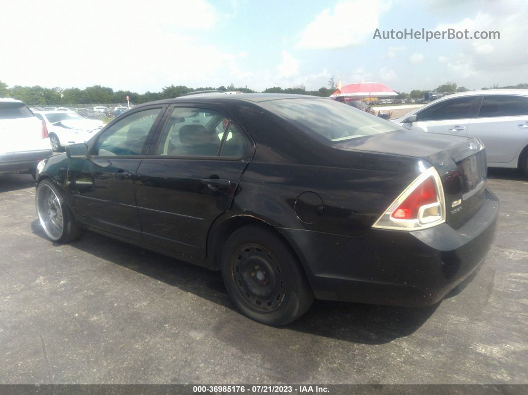 2006 Ford Fusion S Black vin: 3FAFP06Z16R204543