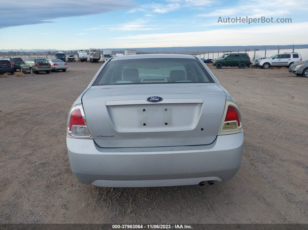 2006 Ford Fusion S Silver vin: 3FAFP06Z26R125494