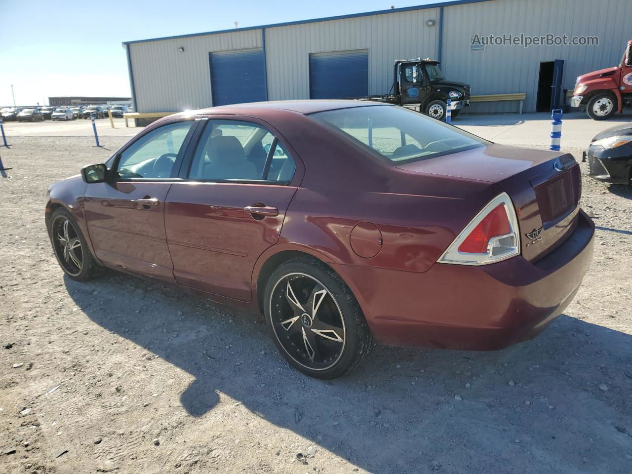 2006 Ford Fusion S Red vin: 3FAFP06Z26R144076