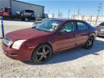 2006 Ford Fusion S Red vin: 3FAFP06Z26R144076