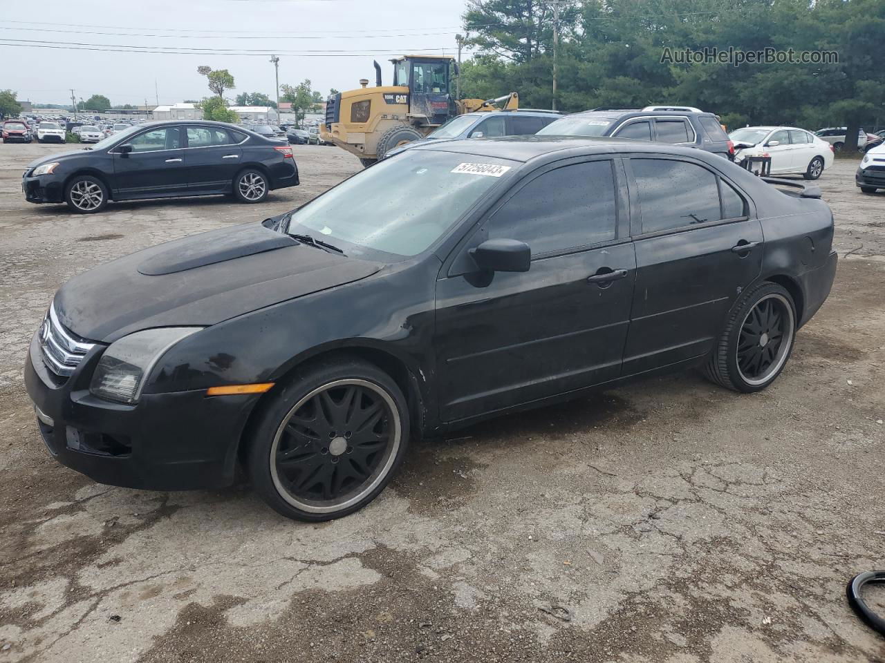 2006 Ford Fusion S Black vin: 3FAFP06Z36R146242