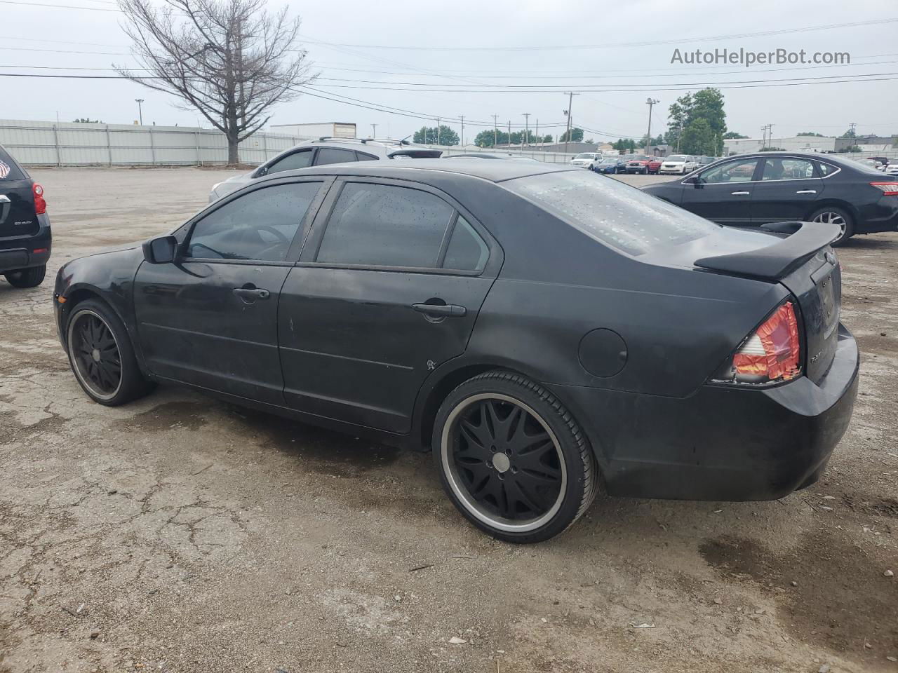 2006 Ford Fusion S Black vin: 3FAFP06Z36R146242