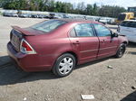 2006 Ford Fusion S Темно-бордовый vin: 3FAFP06Z36R165180