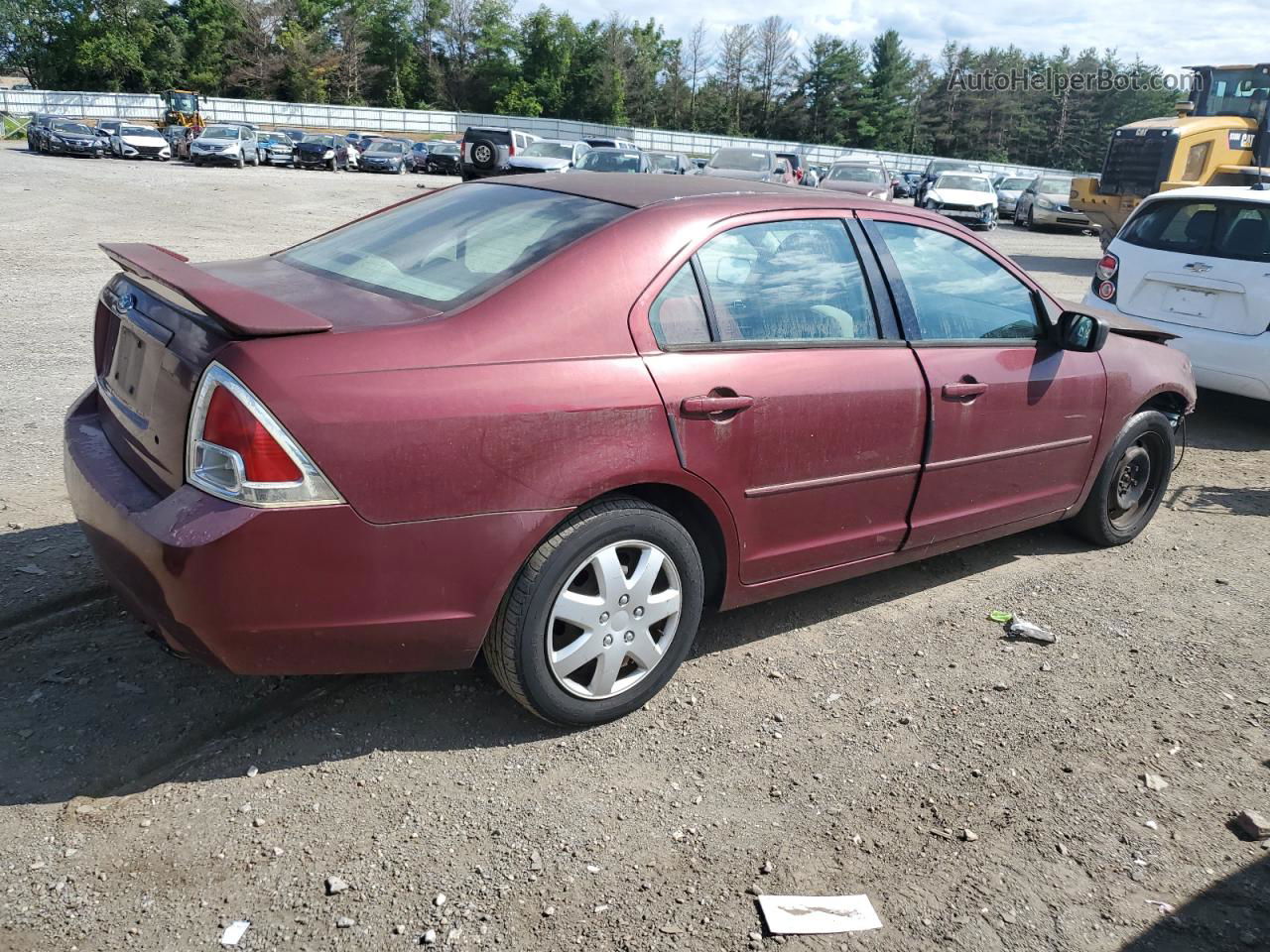 2006 Ford Fusion S Темно-бордовый vin: 3FAFP06Z36R165180