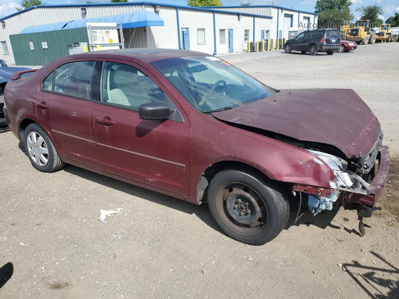 2006 Ford Fusion S Темно-бордовый vin: 3FAFP06Z36R165180