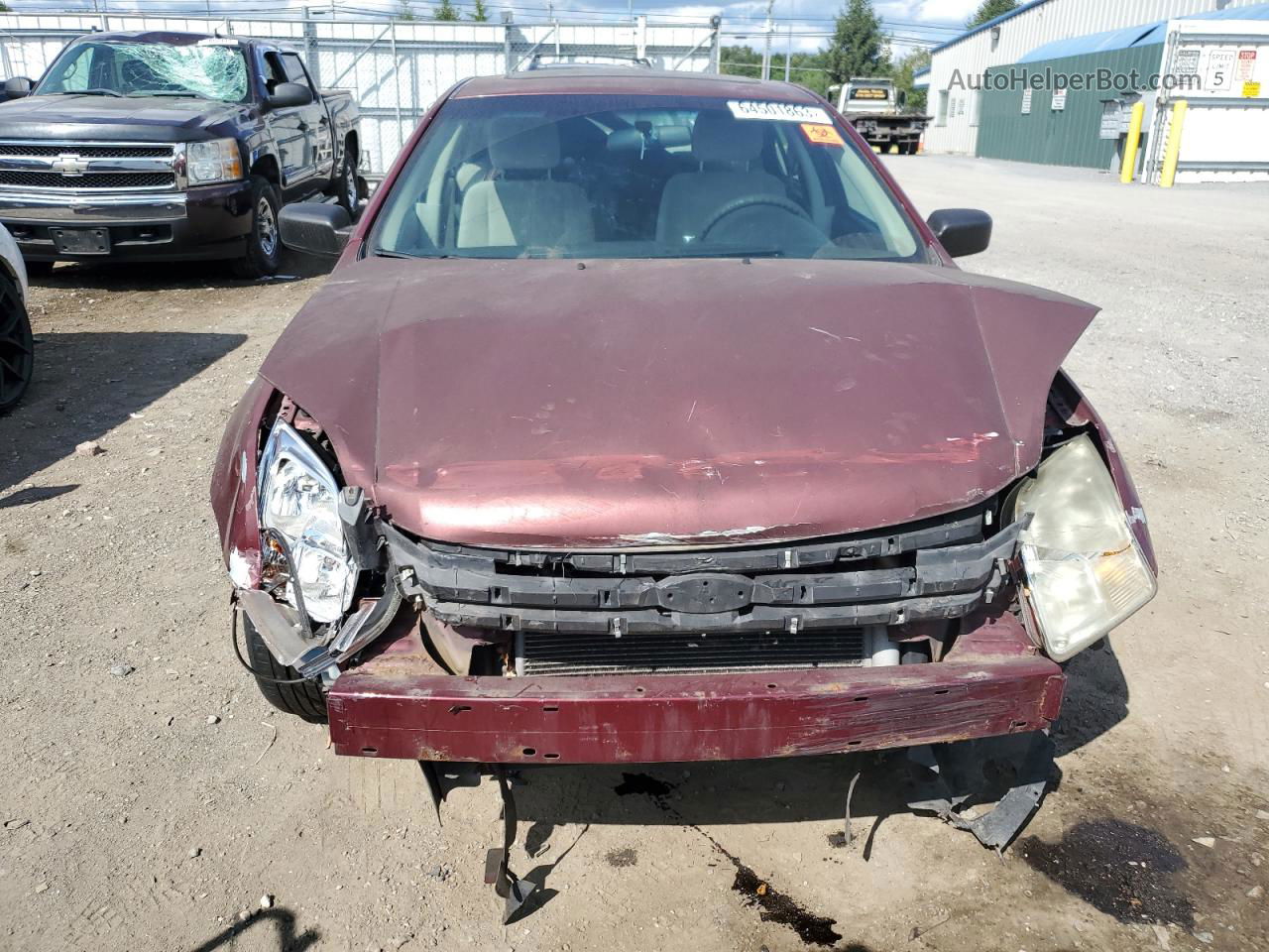 2006 Ford Fusion S Maroon vin: 3FAFP06Z36R165180