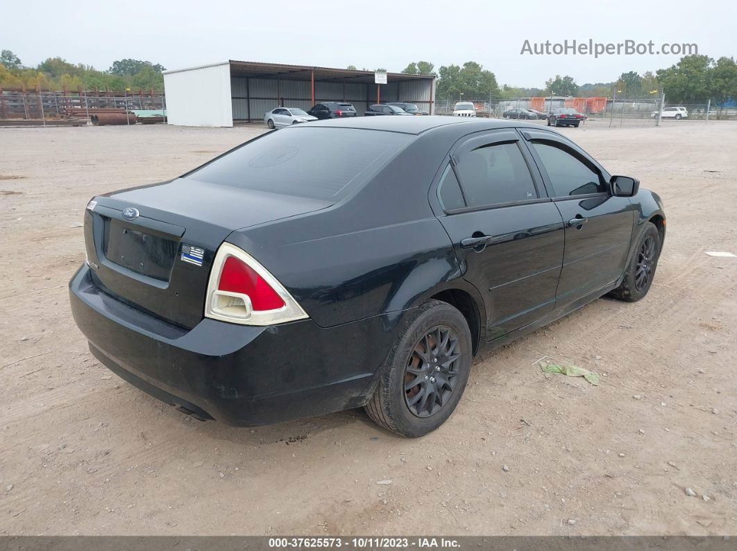 2006 Ford Fusion S Black vin: 3FAFP06Z66R146378