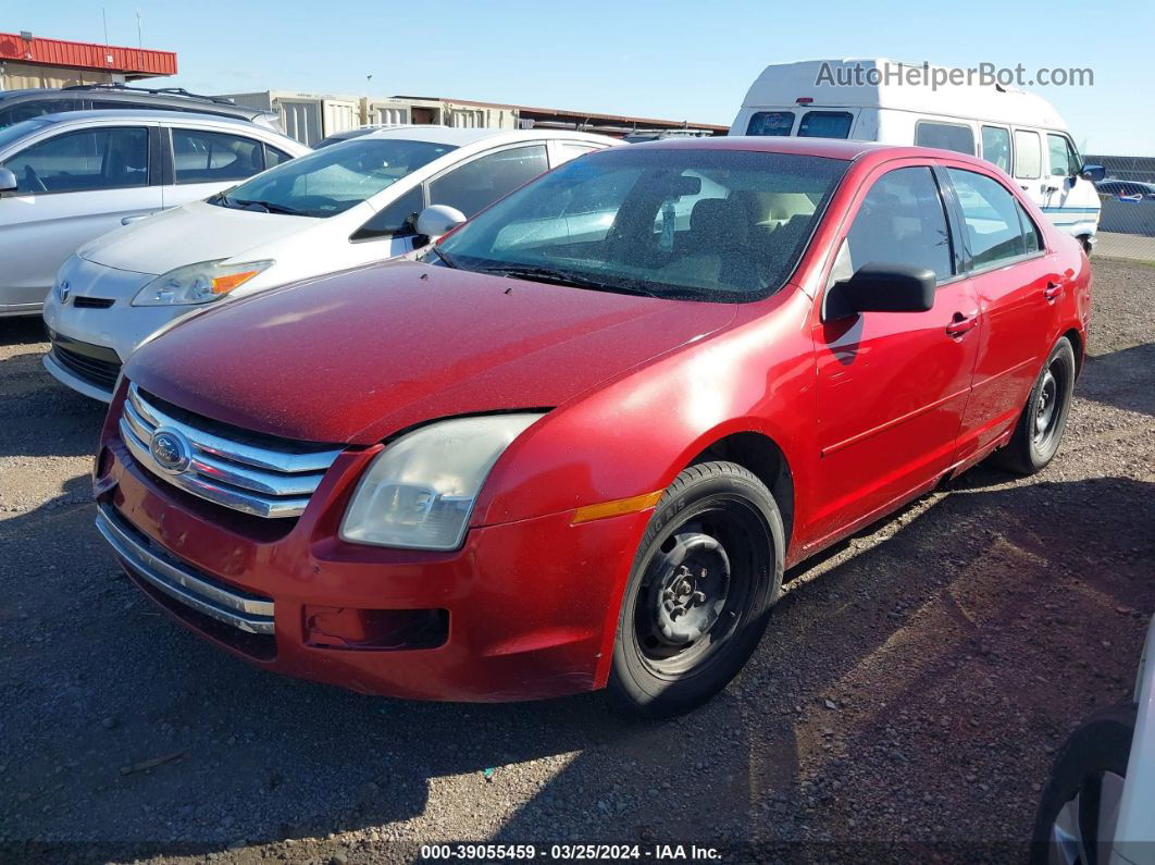 2006 Ford Fusion S Maroon vin: 3FAFP06Z76R138712