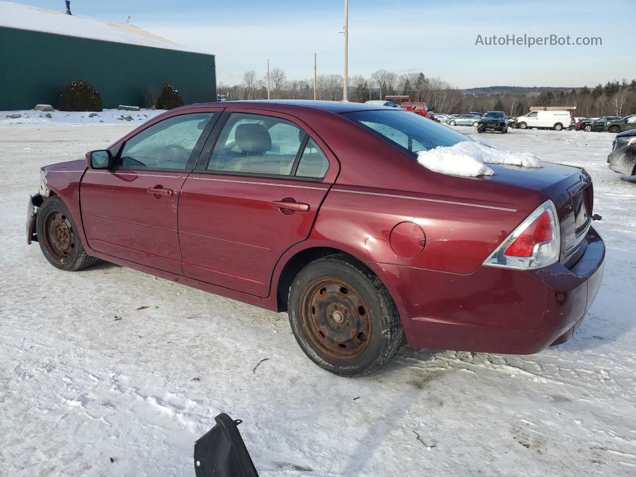 2006 Ford Fusion S Red vin: 3FAFP06Z86R131946