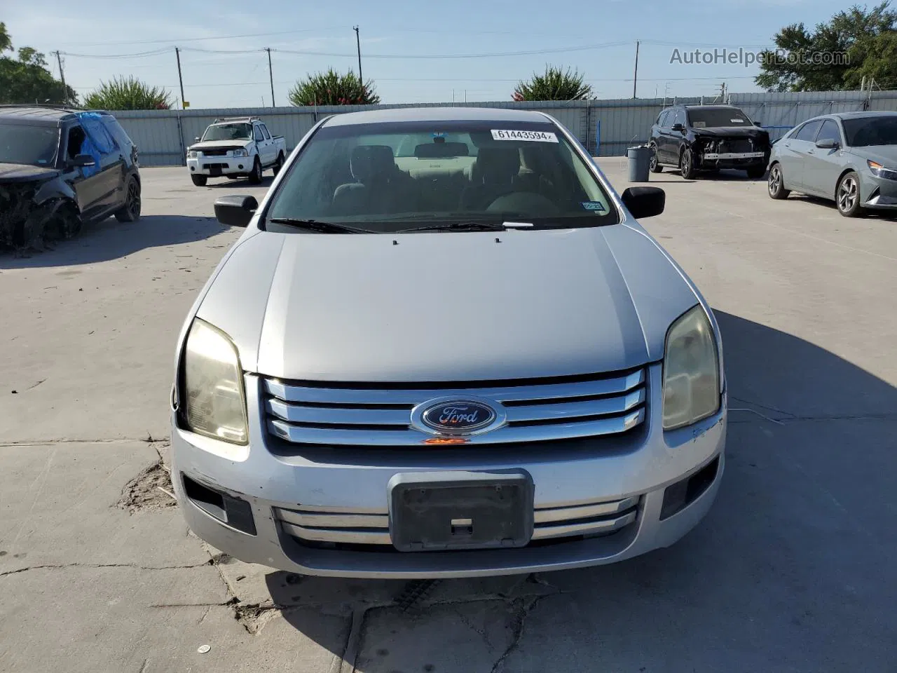 2006 Ford Fusion S Silver vin: 3FAFP06Z86R180936