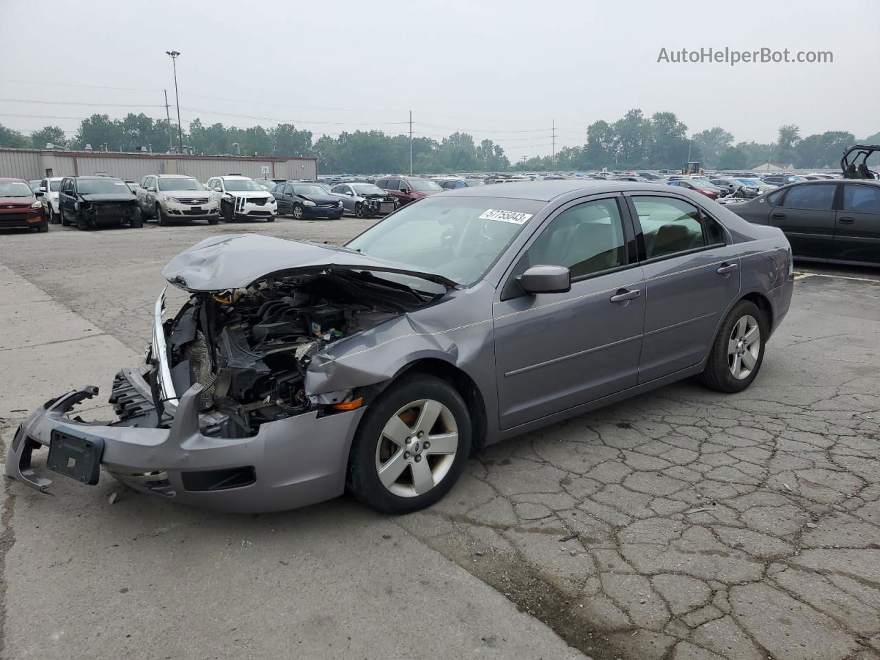 2006 Ford Fusion Se Gray vin: 3FAFP07106R111117