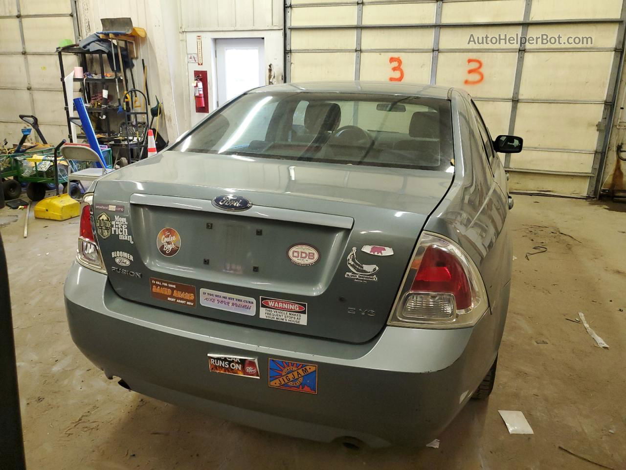 2006 Ford Fusion Se Green vin: 3FAFP07106R220337