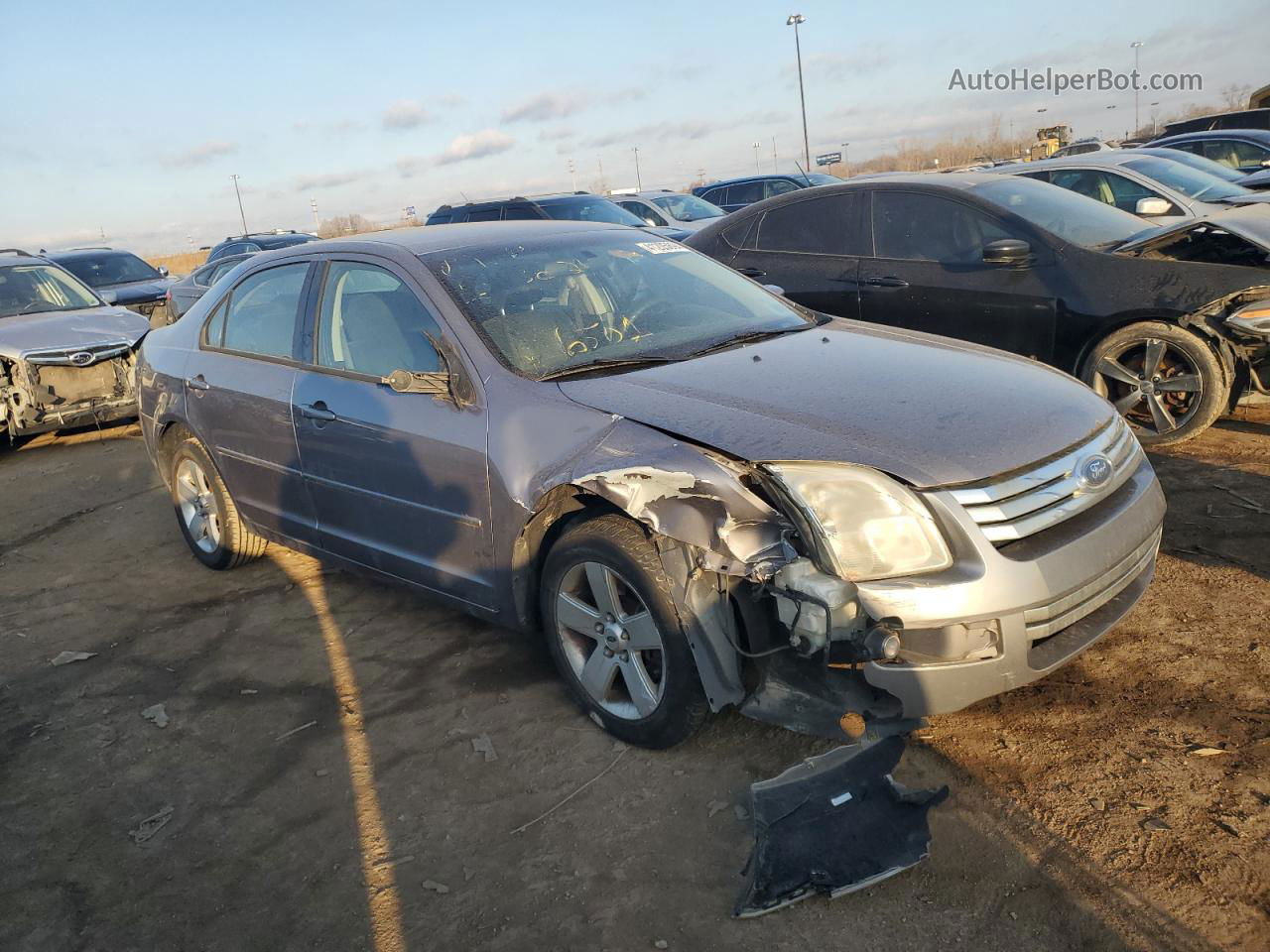 2006 Ford Fusion Se Gray vin: 3FAFP07126R186501