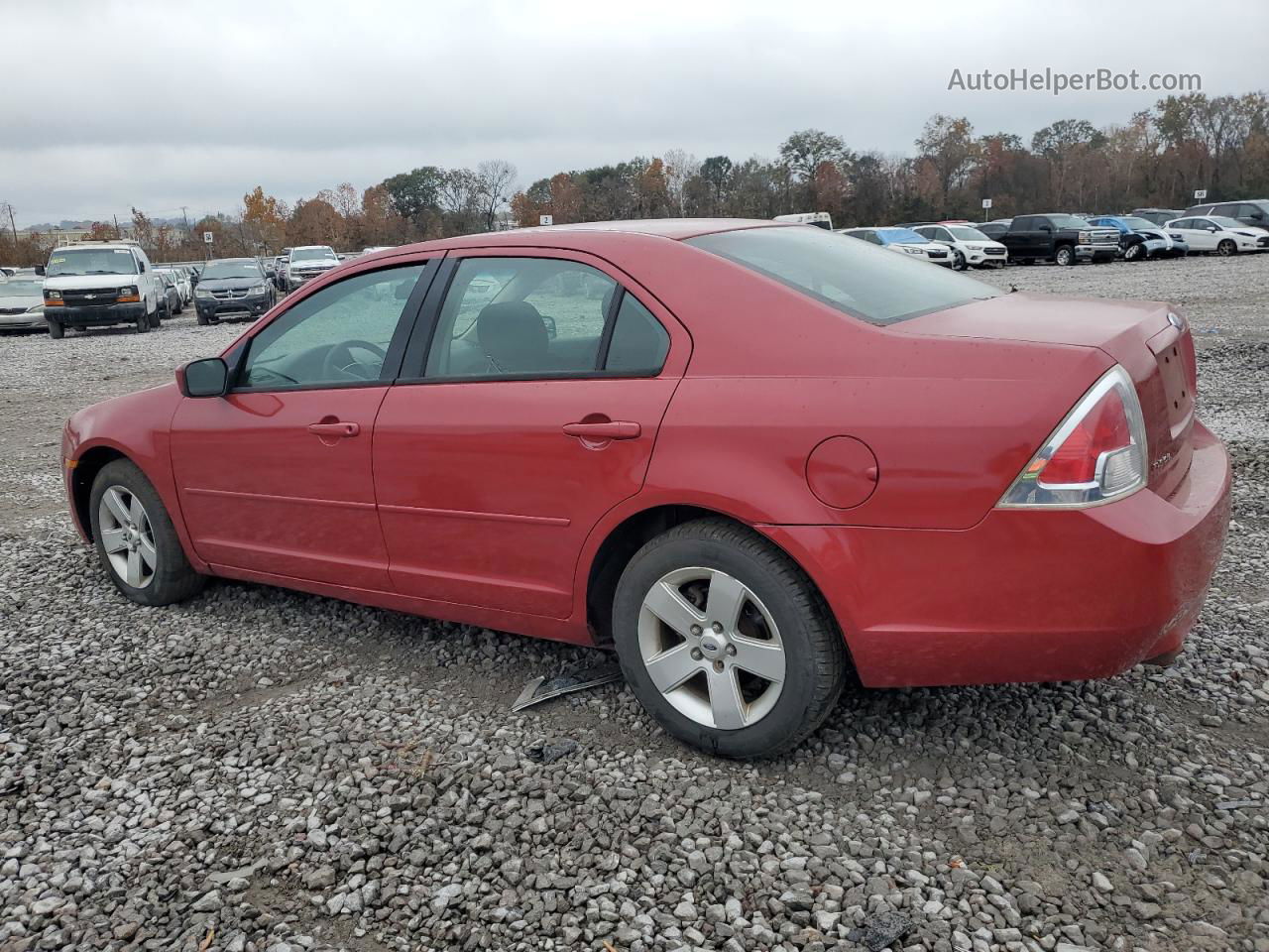 2006 Ford Fusion Se Burgundy vin: 3FAFP07126R246325