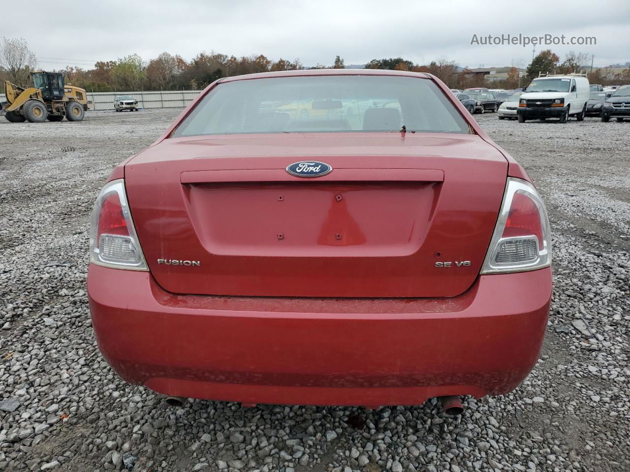 2006 Ford Fusion Se Burgundy vin: 3FAFP07126R246325