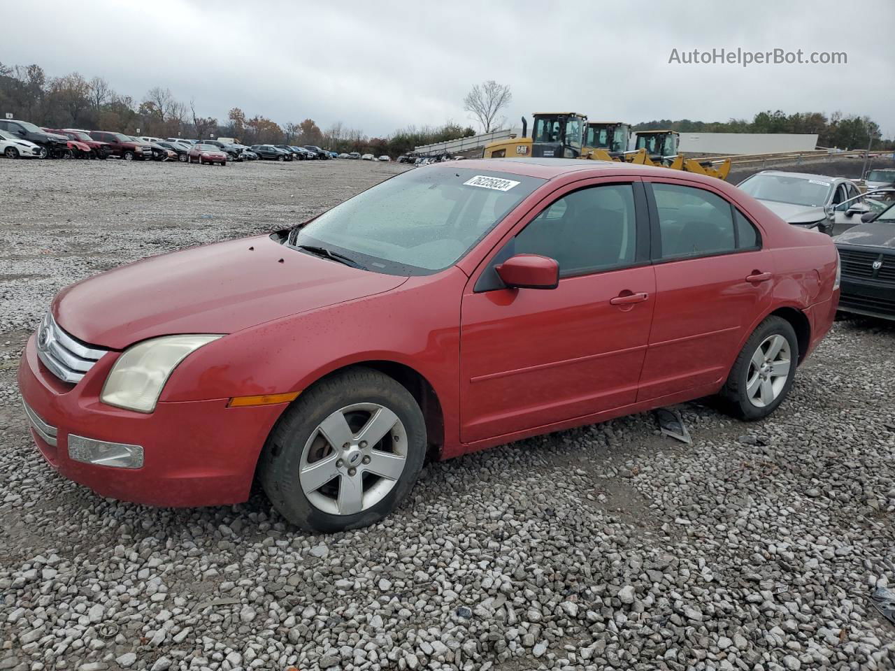 2006 Ford Fusion Se Бордовый vin: 3FAFP07126R246325